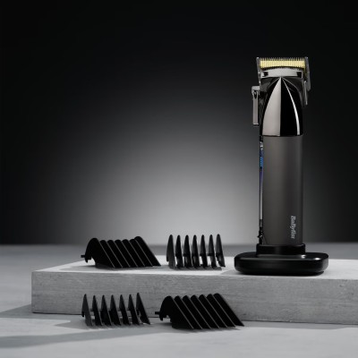 Машинка для стриження Babyliss Super-X Metal Series, акум., насадок-12, сталь з графітовим покриттям, чорно-сріблястий (E991E) Машинка для стриження Babyliss Super-X Metal Series, акум., насадок-12, сталь з графітовим покриттям, чорно-сріблястий (E991E)