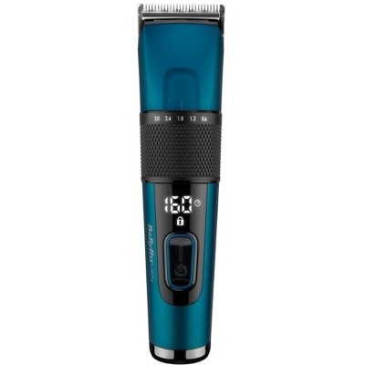 Машинка для стриження Babyliss, мережа+акум., вібраційний мотор, насадок-1, кейс, титан.напил., синій (E990E) Машинка для стриження Babyliss, мережа+акум., вібраційний мотор, насадок-1, кейс, титан.напил., синій (E990E)