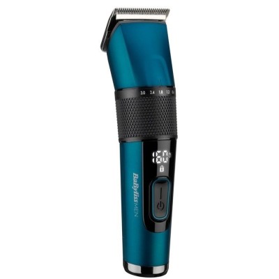 Машинка для стриження Babyliss, мережа+акум., вібраційний мотор, насадок-1, кейс, титан.напил., синій (E990E) Машинка для стриження Babyliss, мережа+акум., вібраційний мотор, насадок-1, кейс, титан.напил., синій (E990E)