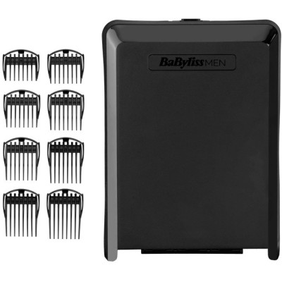Машинка для стриження Babyliss, мережа+акум., вібраційний мотор, насадок-1, кейс, титан.напил., синій (E990E) Машинка для стриження Babyliss, мережа+акум., вібраційний мотор, насадок-1, кейс, титан.напил., синій (E990E)