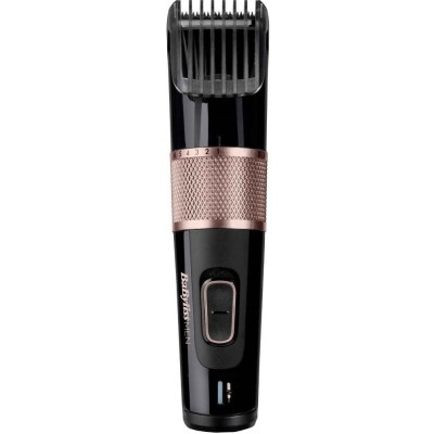 Машинка для стриження Babyliss, мережа+акум., вібраційний мотор, насадок-1, сталь, чорно-коричневий (E974E) Машинка для стриження Babyliss, мережа+акум., вібраційний мотор, насадок-1, сталь, чорно-коричневий (E974E)