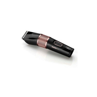Машинка для стриження Babyliss, мережа+акум., вібраційний мотор, насадок-1, сталь, чорно-коричневий (E974E) Машинка для стриження Babyliss, мережа+акум., вібраційний мотор, насадок-1, сталь, чорно-коричневий (E974E)