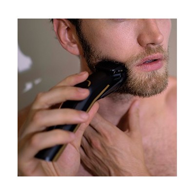 Машинка для стриження Babyliss, мережа+акум., вібраційний мотор, насадок-1, сталь, чорно-коричневий (E974E) Машинка для стриження Babyliss, мережа+акум., вібраційний мотор, насадок-1, сталь, чорно-коричневий (E974E)