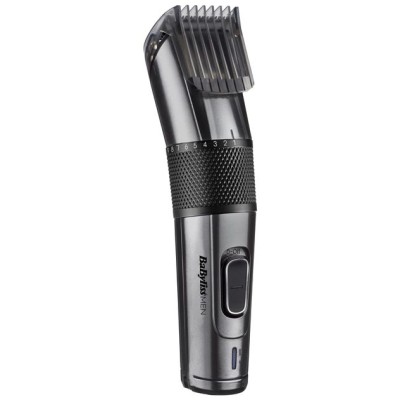 Машинка для стриження Babyliss, мережа+акум., вібраційний мотор, насадок-1, тример, кейс, титан.напил., чорний (E978E) Машинка для стриження Babyliss, мережа+акум., вібраційний мотор, насадок-1, тример, кейс, титан.напил., чорний (E978E)