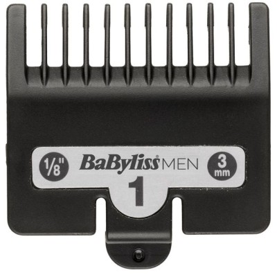 Машинка для стриження Babyliss, мережа+акум., вібраційний мотор, насадок-10, кейс, чохол, гребінець у компл., сталь, сірий (E996 Машинка для стриження Babyliss, мережа+акум., вібраційний мотор, насадок-10, кейс, чохол, гребінець у компл., сталь, сірий (E996