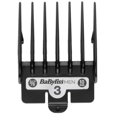 Машинка для стриження Babyliss, мережа+акум., вібраційний мотор, насадок-10, кейс, чохол, гребінець у компл., сталь, сірий (E996 Машинка для стриження Babyliss, мережа+акум., вібраційний мотор, насадок-10, кейс, чохол, гребінець у компл., сталь, сірий (E996