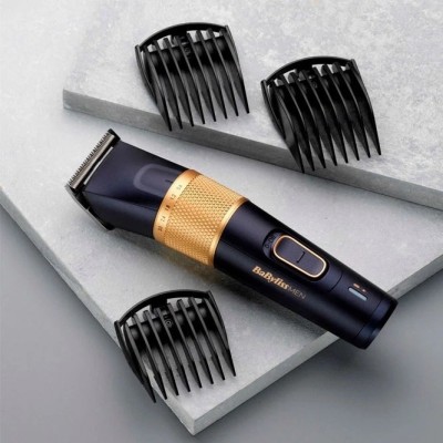 Машинка для стриження Babyliss, мережа+акум., вібраційний мотор, насадок-8, кейс, титан.напил., синій (E986E) Машинка для стриження Babyliss, мережа+акум., вібраційний мотор, насадок-8, кейс, титан.напил., синій (E986E)
