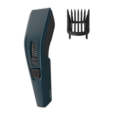 Машинка для стриження Philips Series 3000, від мережі, роторний мотор, насадок-1, сталь, синій (HC3505/15) Машинка для стриження Philips Series 3000, від мережі, роторний мотор, насадок-1, сталь, синій (HC3505/15)
