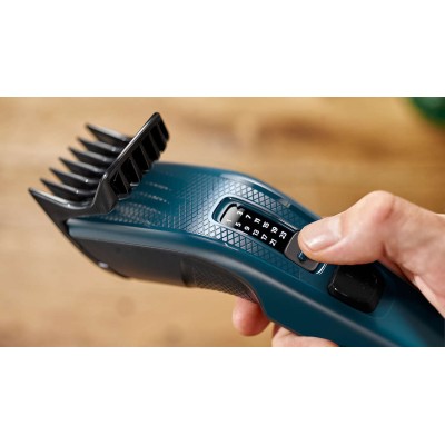 Машинка для стриження Philips Series 3000, від мережі, роторний мотор, насадок-1, сталь, синій (HC3505/15) Машинка для стриження Philips Series 3000, від мережі, роторний мотор, насадок-1, сталь, синій (HC3505/15)