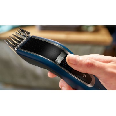 Машинка для стриження Philips Series 5000, акум., роторний мотор, насадок-3, сталь, чорно-синій (HC5612/15) Машинка для стриження Philips Series 5000, акум., роторний мотор, насадок-3, сталь, чорно-синій (HC5612/15)
