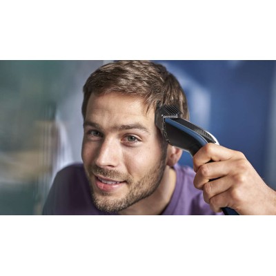 Машинка для стриження Philips Series 5000, акум., роторний мотор, насадок-3, сталь, чорно-синій (HC5612/15) Машинка для стриження Philips Series 5000, акум., роторний мотор, насадок-3, сталь, чорно-синій (HC5612/15)