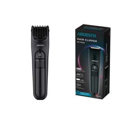 Машинка для стрижки Ardesto HC-Y10-B, мережа+акум., насадок-1, сталь, чорний Машинка для стрижки Ardesto HC-Y10-B, мережа+акум., насадок-1, сталь, чорний