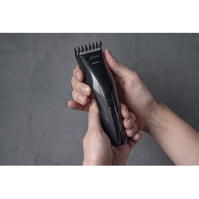 Машинка для стрижки Ardesto HC-Y20-B, мережа+акум., насадок-2, сталь, чорний