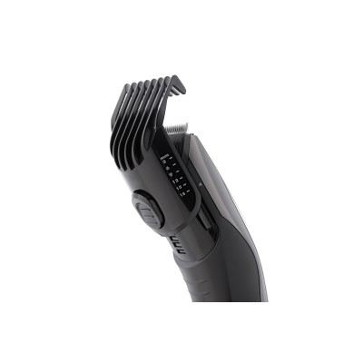Машинка для стрижки Ardesto HC-Y20-B, мережа+акум., насадок-2, сталь, чорний