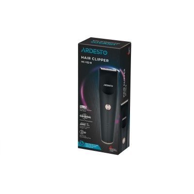 Машинка для стрижки Ardesto HC-Y22-B, мережа+акум., насадок-1, сталь+кераміка, чорний Машинка для стрижки Ardesto HC-Y22-B, мережа+акум., насадок-1, сталь+кераміка, чорний