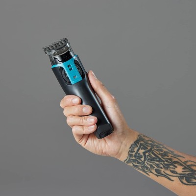 Машинка для стрижки Remington Power X Series X5, мережа+акум., роторний мотор, насадок-4, сталь, чорно-бірюзовий (HC5000) Машинка для стрижки Remington Power X Series X5, мережа+акум., роторний мотор, насадок-4, сталь, чорно-бірюзовий (HC5000)