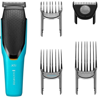 Машинка для стрижки Remington Power X Series X5, мережа+акум., роторний мотор, насадок-4, сталь, чорно-бірюзовий (HC5000) Машинка для стрижки Remington Power X Series X5, мережа+акум., роторний мотор, насадок-4, сталь, чорно-бірюзовий (HC5000)