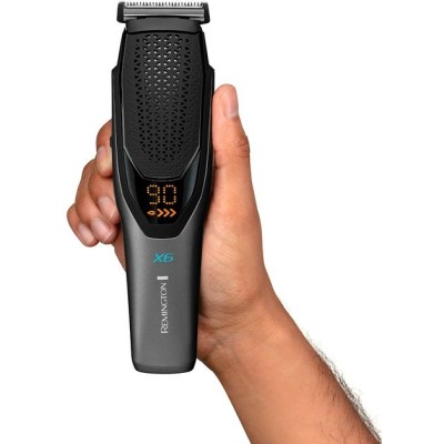 Машинка для стрижки Remington Power X Series X6, мережа+акум., насадок-4, сталь, чорно-сірий (HC6000) Машинка для стрижки Remington Power X Series X6, мережа+акум., насадок-4, сталь, чорно-сірий (HC6000)
