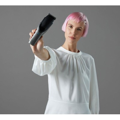 Машинка для стрижки Remington Power X Series X6, мережа+акум., насадок-4, сталь, чорно-сірий (HC6000) Машинка для стрижки Remington Power X Series X6, мережа+акум., насадок-4, сталь, чорно-сірий (HC6000)
