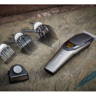 Машинка для стрижки Remington Power X Series X6, мережа+акум., насадок-4, сталь, чорно-сірий (HC6000) Машинка для стрижки Remington Power X Series X6, мережа+акум., насадок-4, сталь, чорно-сірий (HC6000)