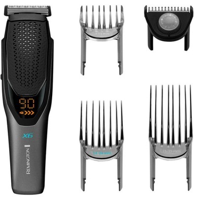 Машинка для стрижки Remington Power X Series X6, мережа+акум., насадок-4, сталь, чорно-сірий (HC6000) Машинка для стрижки Remington Power X Series X6, мережа+акум., насадок-4, сталь, чорно-сірий (HC6000)