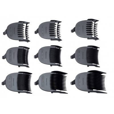 Машинка для стрижки Remington QuickCut Hairclipper, мережа+акум., роторний мотор, насадок-9, кейс, сталь, чорно-сріблястий (HC42 Машинка для стрижки Remington QuickCut Hairclipper, мережа+акум., роторний мотор, насадок-9, кейс, сталь, чорно-сріблястий (HC42