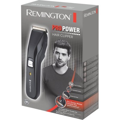 Машинка для стрижки Remington, мережа+акум., Pro Power мотор, насадок-2, сталь, чорний (HC5200) Машинка для стрижки Remington, мережа+акум., Pro Power мотор, насадок-2, сталь, чорний (HC5200)