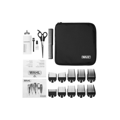 Машинка для стрижки WAHL HomePro Deluxe Combo, від мережі, вібраційний мотор, насадок-12, міні-тример у компл., сріблястий (7930 Машинка для стрижки WAHL HomePro Deluxe Combo, від мережі, вібраційний мотор, насадок-12, міні-тример у компл., сріблястий (7930