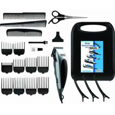 Машинка для стрижки WAHL HomePro, від мережі, вібраційний мотор, насадок-8, кейс,ножиці, гребінець в компл, сталь, чорно-срібляс Машинка для стрижки WAHL HomePro, від мережі, вібраційний мотор, насадок-8, кейс,ножиці, гребінець в компл, сталь, чорно-срібляс
