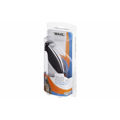 Машинка для стрижки тварин WAHL Pocket Pro Deluxe, ААx2, в комплекті, насадок-2, сталь, чорно-сріблястий (09962-2016) Машинка для стрижки тварин WAHL Pocket Pro Deluxe, ААx2, в комплекті, насадок-2, сталь, чорно-сріблястий (09962-2016)