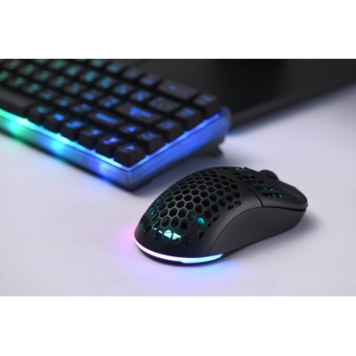 Миша 2E GAMING HyperDrive Lite WL, RGB, USB-A/WL, чорний (2E-MGHDL-WL-BK) Миша 2E GAMING HyperDrive Lite WL, RGB, USB-A/WL, чорний (2E-MGHDL-WL-BK)