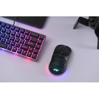 Миша 2E GAMING HyperDrive Lite WL, RGB, USB-A/WL, чорний (2E-MGHDL-WL-BK) Миша 2E GAMING HyperDrive Lite WL, RGB, USB-A/WL, чорний (2E-MGHDL-WL-BK)