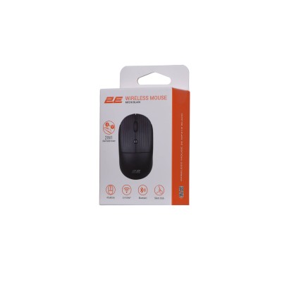 Миша 2E MF218 Silent, WL/BT, чорний (2E-MF218WBK) Миша 2E MF218 Silent, WL/BT, чорний (2E-MF218WBK)