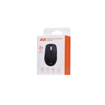 Миша 2E MF225 Silent, WL/BT, чорний (2E-MF225WBK) Миша 2E MF225 Silent, WL/BT, чорний (2E-MF225WBK)