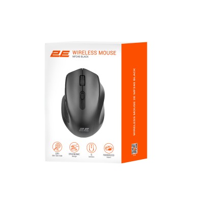 Миша 2E MF240 Silent, WL, чорний (2E-MF240WB) Миша 2E MF240 Silent, WL, чорний (2E-MF240WB)