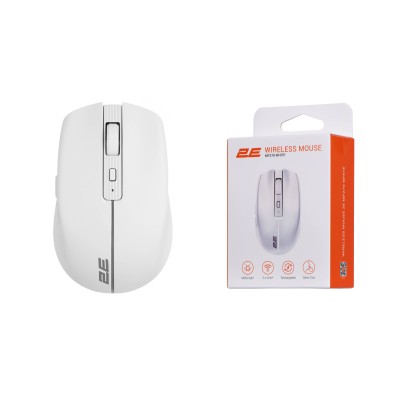Миша 2E MF270 Rechargeable, White LED, WL, білий (2E-MF270WWH) Миша 2E MF270 Rechargeable, White LED, WL, білий (2E-MF270WWH)