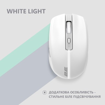 Миша 2E MF270 Rechargeable, White LED, WL, білий (2E-MF270WWH) Миша 2E MF270 Rechargeable, White LED, WL, білий (2E-MF270WWH)