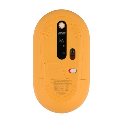 Миша 2E MF300 CAPYBARA:SUNSET Silent WL BT, жовтий (2E-MF300WCAPIBARAYW) Миша 2E MF300 CAPYBARA:SUNSET Silent WL BT, жовтий (2E-MF300WCAPIBARAYW)
