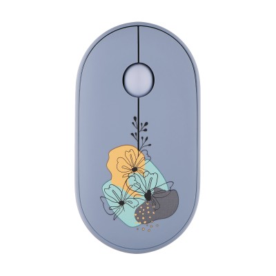 Миша 2E MF300 FLORA:MALLOW Silent WL BT, синій (2E-MF300WFLORABL) Миша 2E MF300 FLORA:MALLOW Silent WL BT, синій (2E-MF300WFLORABL)