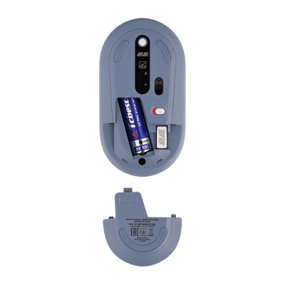 Миша 2E MF300 PETS:CATS Silent WL BT, синій (2E-MF300WPETSBL) Миша 2E MF300 PETS:CATS Silent WL BT, синій (2E-MF300WPETSBL)