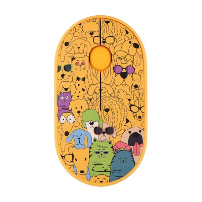 Миша 2E MF300 PETS:CATS&DOGS Silent WL BT, жовтий (2E-MF300WPETSYW) Миша 2E MF300 PETS:CATS&DOGS Silent WL BT, жовтий (2E-MF300WPETSYW)