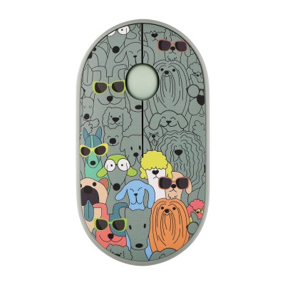 Миша 2E MF300 PETS:DOGS Silent WL BT, зелений (2E-MF300WPETSGN) Миша 2E MF300 PETS:DOGS Silent WL BT, зелений (2E-MF300WPETSGN)