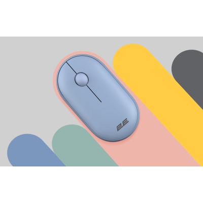 Миша 2E MF300 Silent, WL/BT, синій (2E-MF300WBL) Миша 2E MF300 Silent, WL/BT, синій (2E-MF300WBL)