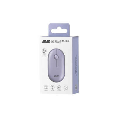 Миша 2E MF300 Silent, WL/BT, синій (2E-MF300WBL) Миша 2E MF300 Silent, WL/BT, синій (2E-MF300WBL)