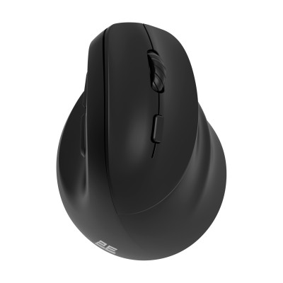 Миша 2E MF325 Silent, WL/BT, вертикальна, чорний (2E-MF325WBK) Миша 2E MF325 Silent, WL/BT, вертикальна, чорний (2E-MF325WBK)