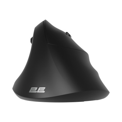Миша 2E MF325 Silent, WL/BT, вертикальна, чорний (2E-MF325WBK) Миша 2E MF325 Silent, WL/BT, вертикальна, чорний (2E-MF325WBK)