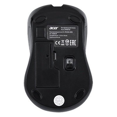 Миша Acer OMR010, WL, чорний (ZL.MCEEE.028) Миша Acer OMR010, WL, чорний (ZL.MCEEE.028)