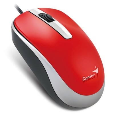 Миша Genius DX-120, USB-A, червоний (31010105104) Миша Genius DX-120, USB-A, червоний (31010105104)