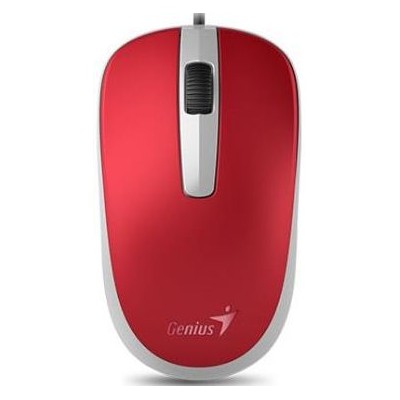 Миша Genius DX-120, USB-A, червоний (31010105104) Миша Genius DX-120, USB-A, червоний (31010105104)