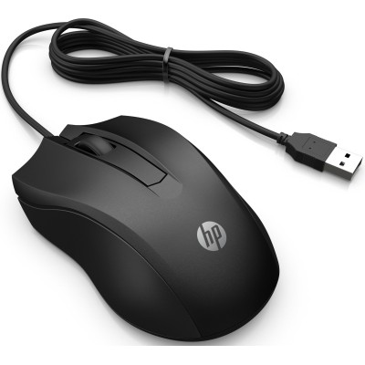 Миша HP 100, USB-A, чорний (6VY96AA) Миша HP 100, USB-A, чорний (6VY96AA)